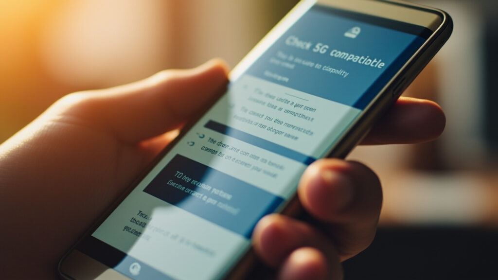 Découvrez commentaire Vérifier la Compatibilité 5G de Votre Téléphone