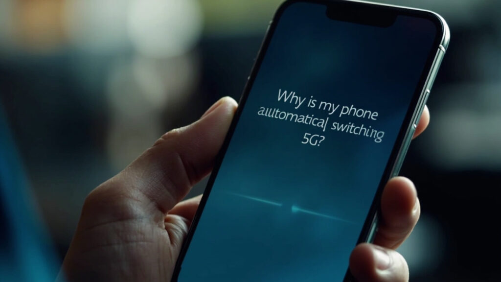 Pourquoi mon téléphone passe automatiquement en 5g