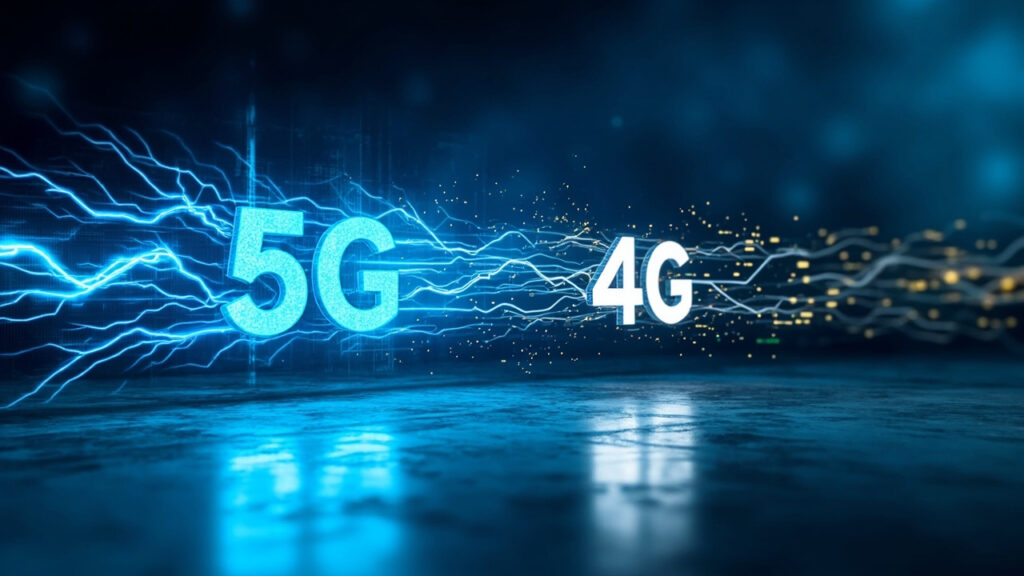 Différence de vitesse entre la 5G et la 4G